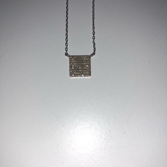 Stunning white gold diamond necklace - Picture 3 of 4